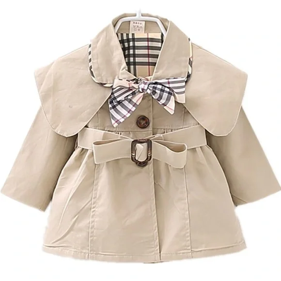 SOLD! NWT Toddler Girl Trench Fashion Coat - Picture 6 of 10